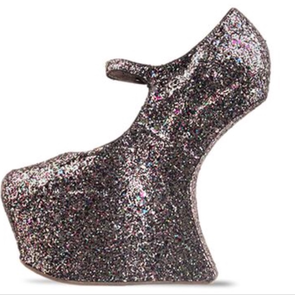Jeffery Campbell Glitter Nightwalk Heels
